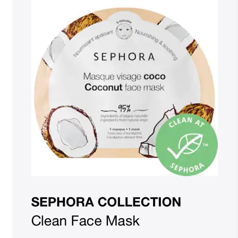 Bundle of 4 face masks- Sephora Coconut, innisfree, fresh - Picture 12 of 16